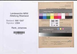 Entnazifizierung Johannes Rank , geb. 11.02.1908 (Architekt)