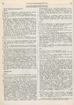 Zeitschriftenschau