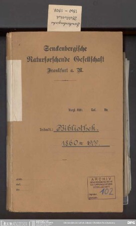 Senckenbergische Bibliothek, Bd. 3