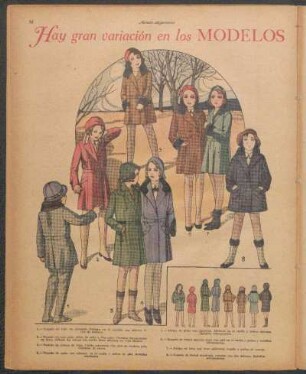 Hay gran variación en los modelos infantiles [Dibujos]