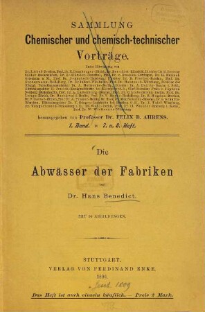 Die Abwässer der Fabriken