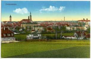 Großenhain. Blick auf Großenhain