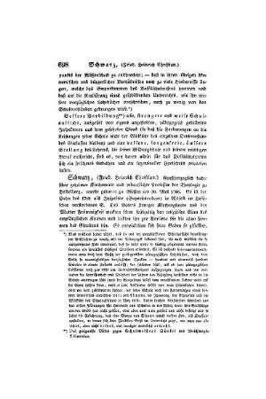 Schwarz, (Fried. Heinrich Christian)