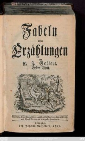 Theil 1: Fabeln und Erzählungen