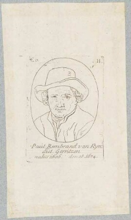 Bildnis des Paul Rembrand van Ryn