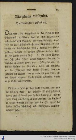 Vierzehnter Abschnitt. Die Reichsstadt Offenburg.