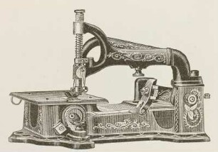 Nähmaschine, Whecler u. Wilson-Maschine, Berin, 1898