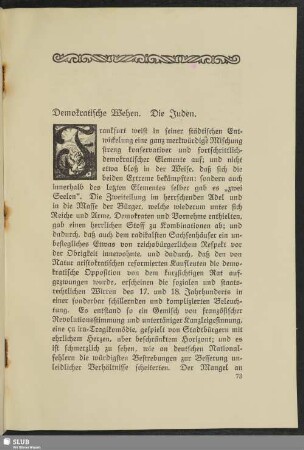 Demokratische Wehen. Die Juden