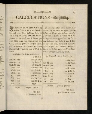 41-61, Calculations-Rechnung