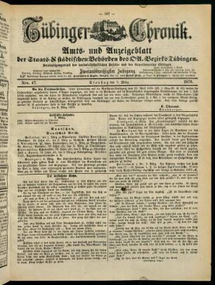 187-206, 7. März (Nro. 47) - 12. März (Nro. 51)