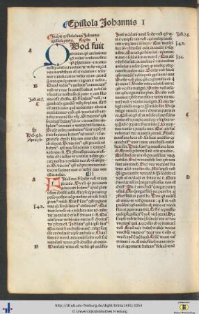 Epistola beati Johannis apostoli prima