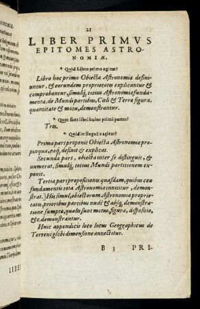 21, Liber Primus Epitomes Astronomiae