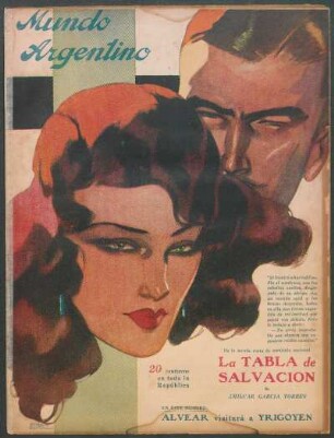 [La mujer pelirroja y el hombre] [Dibujo]