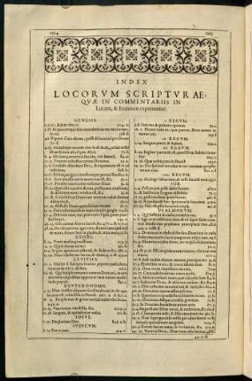 Index. Locorum Scripturae quae...