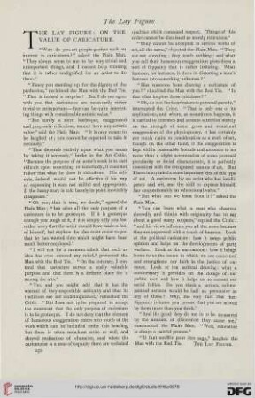 The lay figure: on the value of caricature