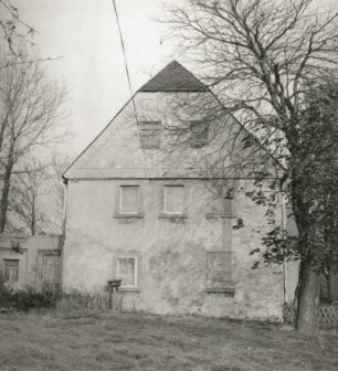 Dörnthal (Pfaffroda-Dörnthal), Hauptstraße 147 (Hof Nr. 69). Wohnhaus. Giebelansicht