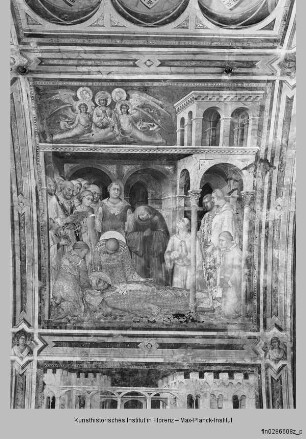 Kapellenausmalung : Martinsszenen : Tod des Heiligen