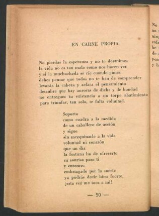 En carne propia