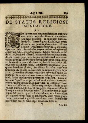 De Status Religiosi Emendatione