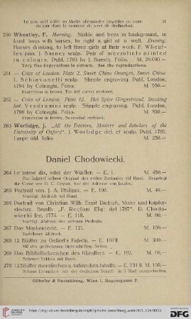 Daniel Chodowiecki (Nr. 264 - 301)