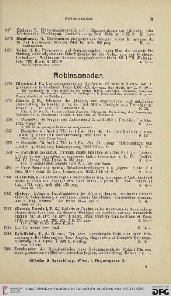Robinsonaden (Nr. 1374 - 1420)