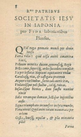 Rdis Patribus Societatis Iesu in Iaponia