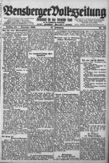 Bensberger Volkszeitung. 1907-1929