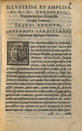 Antonii Sebastiani Mintvrni Poemata Tridentina