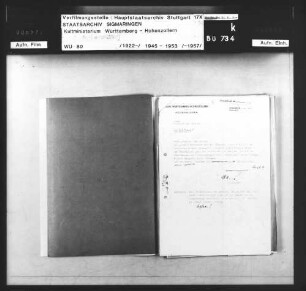 J.C.B. Mohr (Paul Siebeck) und Laupp`sche Buchhandlung Tübingen: Antrag auf Veröffentlichungsgenehmigung und Papierzuteilung