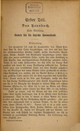 Allgemeines Gebetbuch : Ein Haus- und Kirchenbuch für evangelisch-lutherische Christen. Hrsg. im Auftrag d. allg. luth. Konferenz