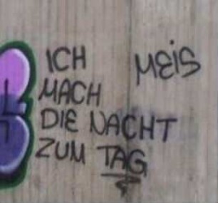 ICH MACH DIE NACHT ZUM TAG