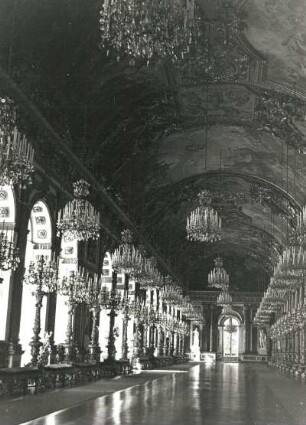 Herrenchiemsee. Neues Schloß. Große Spiegelgalerie (1879)