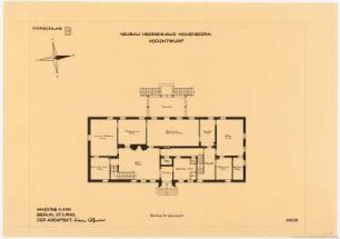 Herrenhaus Hohenborn bei Kassel Umbau: Grundriss EG B 1:100