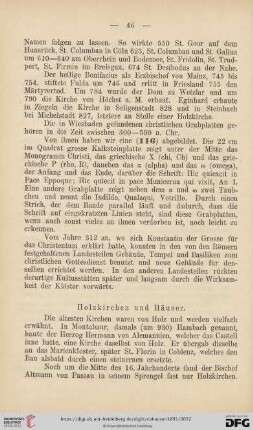 Holzkirchen und Häuser