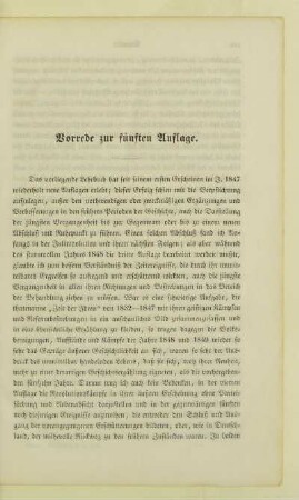 Vorrede zur fünften Auflage
