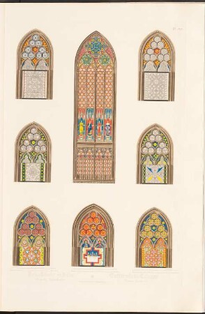 Ansicht, Risse und einzelne Teile des Domes von Köln: Ansichten Fenster