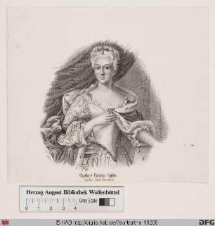 Bildnis Charlotte Christiane Sophie, Großfürstin von Russland, geb. Prinzessin von Braunschweig-Blankenburg