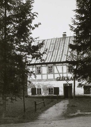 Osterzgebirge, Schachtgebäude in Zinnwald? oder Altenberg?