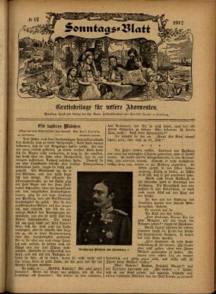 Ausgabe vom Sonntag, den 24. März 1912.