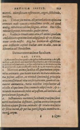 De movente animae facultate. Cap. LVIII.