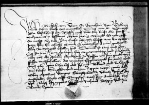 Berthold vom Stain zu Grundsheim quittiert über 25 Esslinger Eimer Weingült.