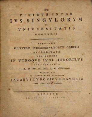 De finibus inter ius singulorum et universitatis regundis