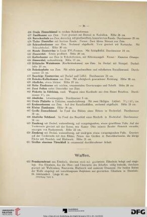 Waffen (Nr. 452-513)