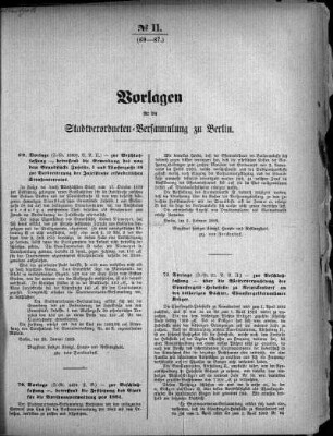 No. 11 (69-87), 11. Februar 1882