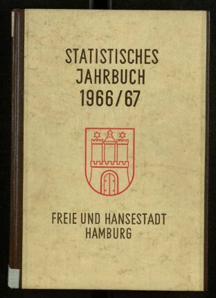1966/67: Statistisches Jahrbuch