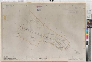 Warendorf (Warendorf), Flurbereinigung Velsen-Warendorf, Bl. 3 Zuteilungskarte Velsen Flur 6 tlw; Warendorf Flur 10 tlw, 11 tlw, 31 tlw, 32 tlw