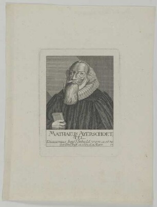 Bildnis des Mathaeus Ayerschoettel