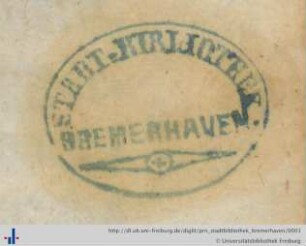[Provenienz]: Stadtbibliothek Bremerhaven