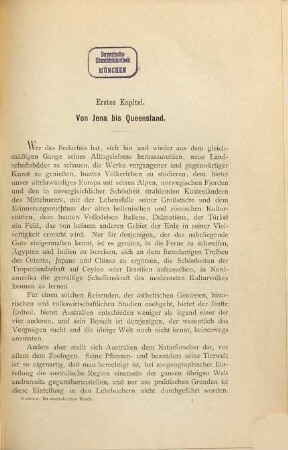 Im australischen Busch und an den Küsten des Korallenmeeres : Reiseerlebnisse und Beobachtungen eines Naturforschers in Australien, Neu-Guinea und den Molukken