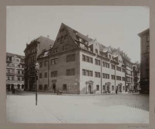 Leipzig. Thomaskirchhof, Ecke Burgstraße